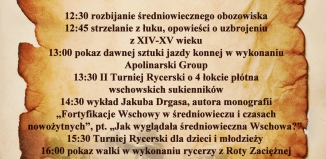 “Średniowieczne miasto Wschowa – Frowenstat – piknik rycerski”