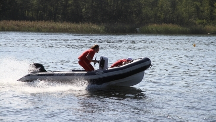 Zawody w ratownictwie wodnym w Sławie