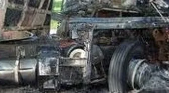 Ciężarówka spłonęła w Górczynie. Uwaga – ruch wahadłowy