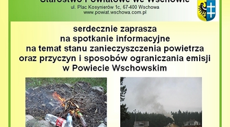 Informacja na temat ograniczania niskiej emisji  w powiecie wschowskim