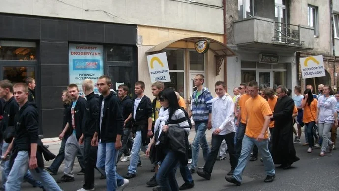 Pielgrzymka uczestników Wschowskiego Hufca Pracy na Jasną Górę