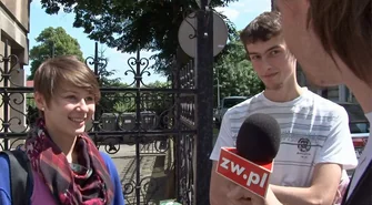 Sonda uliczna przed meczem Polska-Czechy