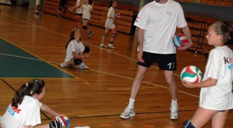 Trenowały z mistrzami