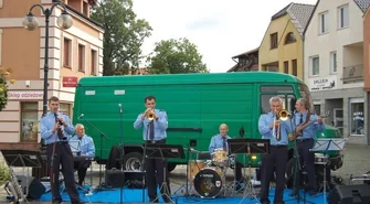 Policyjna Orkiestra Brandenburgii zagrała w Sławie
