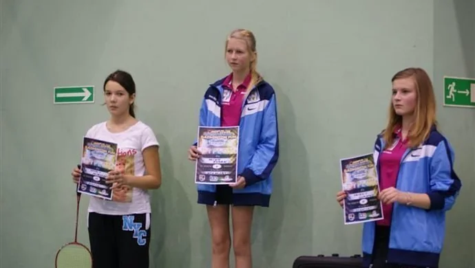 Wyniki otwartego turnieju badmintona w Sławie