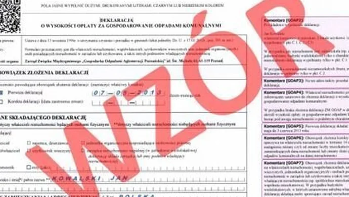 Kto jeszcze nie złożył deklaracji śmieciowej