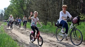 Dębowa Łęka, Olbrachcice i Osowa Sień na wielkim rajdzie rowerowym
