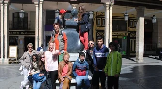 Uczniowie z Gimnazjum nr 2 w Villamuriel de Cerrato, Hiszpania