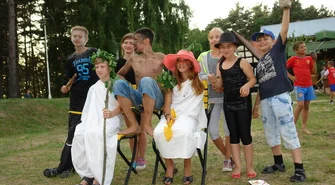 Korona Wschowa na obozie w Lubrzy