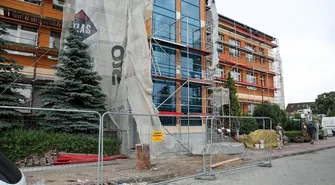 Trwa remont Urzędu Miejskiego w Sławie