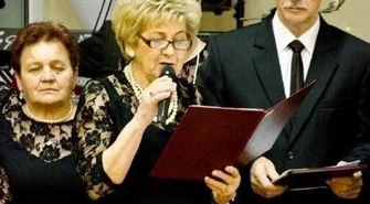 Z chórem ,,Lutnia" w Sejmie