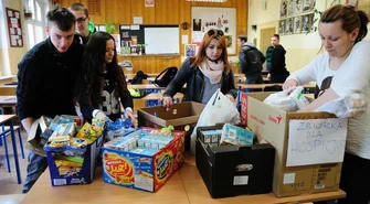 Zbierali dla Hospicjum