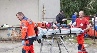 Ćwiczenia: W szpitalu wybuchła butla gazowa, ewakuowano pacjentów