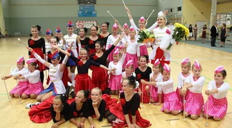 Sukces mażoretek w Pradze