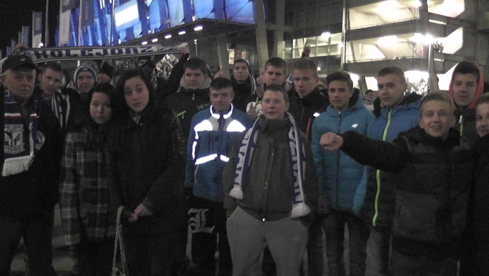 Uczniowie Gimnazjum nr 1 na meczu Ekstraklasy