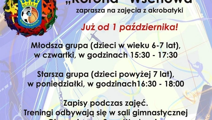Zajęcia z akrobatyki