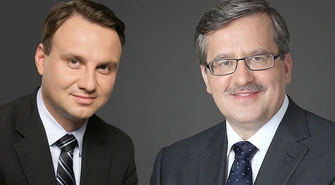 W Sławie Komorowski, w Szlichtyngowej Duda