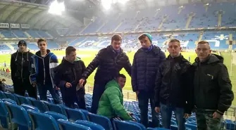 Uczniowie OHP na meczu Lecha Poznań