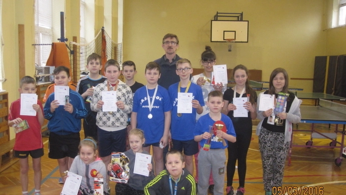 Lgiń: Odbył się ostatni turniej tenisa stołowego szkół podstawowych