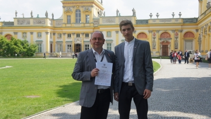 Jan Małkus - Laureatem  Olimpiady "Losy żołnierza i dzieje oręża polskiego..."