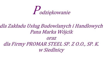 Szlichtyngowa: Podziękowania za przewiezienie żywności