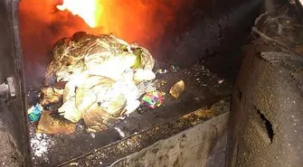 Mieszkaniec zgłosił, że ktoś pali w piecu odpadami