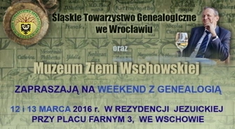 Weekend z genealogią (12-13 marca)