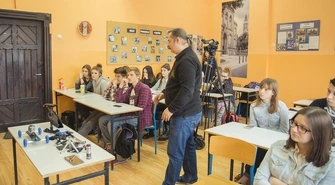 Warsztaty "Mobilnej Akademii Telewizyjnej" w Zanie