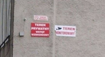 Wstęp wzbroniony na teren po byłym Gimnazjum