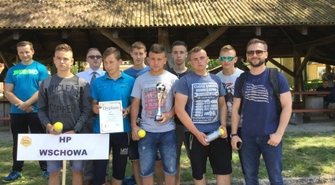 Podium w I Turnieju piłki nożnej "Zostań Mistrzem”