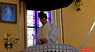 Msza inaugurująca obchody ŚDM w Lginiu