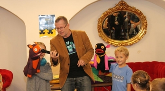 Profesor Ciekawski we Wschowskiej Bibliotece