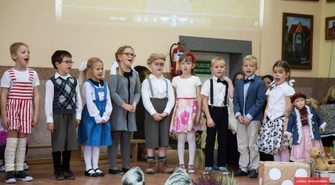Przedszkolaki na jubileuszu 70-lecia Samorządowego Przedszkola w Sławie