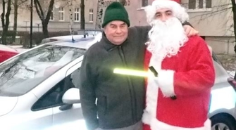 Mikołaj na drogach powiatu wschowskiego. Rózgi lub upominki dla kierowców