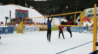 Duet z Lginia o włos od medali Mistrzostw Europy w siatkówce na śniegu