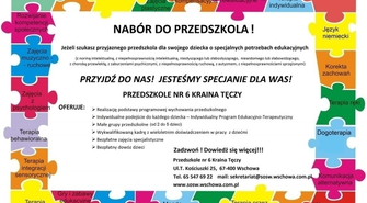 ,,Kraina Tęczy" ogłasza nabór do przedszkola