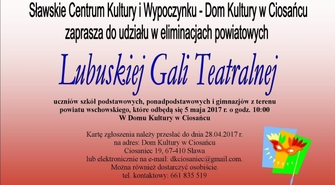 W Ciosańcu eliminacje powiatowe do Lubuskiej Gali Teatralnej