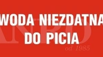 Woda nadal niezdatna do spożycia. Wyniki kolejnych próbek w środę lub czwartek