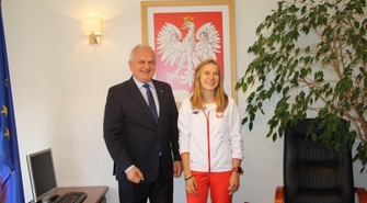 Klaudia Pawlus doceniona przez wojewodę