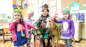 Rekrut i Bałałajka na jesiennym balu w Lginiu