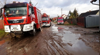 Dwukrotny pożar sadzy w przewodzie kominowym w Sączkowie