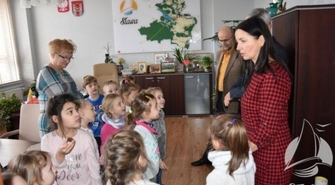 Przedszkolaki w Urzędzie Miejskim