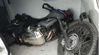 Policjanci odzyskali motocykl skradziony na terenie Niemiec