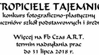 ,,Tropiciele tajemnic" - konkurs