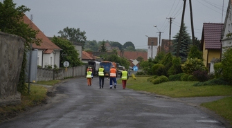 Remont drogi w Chróścinie 