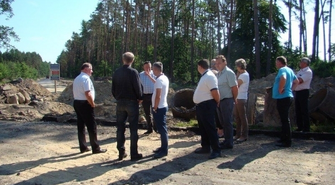 Radni powiatowi wizytowali inwestycje drogowe