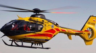 Kaszczor - z powodu braku wolnej karetki wezwano śmigłowiec LPR