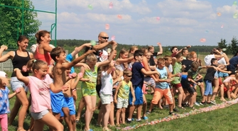 Chłodzili się podczas balonowej bitwy