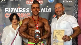 Kacper Bąkiewicz srebrnym medalistą zawodów Fitness Mania Classic rangi Pucharu Świata