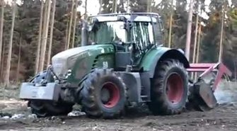 Ukradł lampy z ciągnika